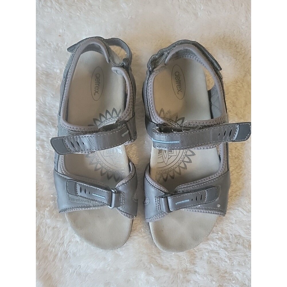 Aertrex Bree‎ Sandals Size 40 US Size 9 Grey Comfort